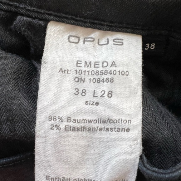 Opus Emeda pants black Size 38 us size XL - Picture 9 of 9